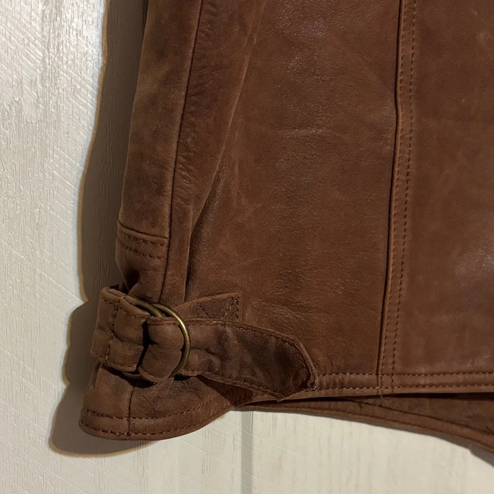 Marlboro Vintage Brown‎ Leather Vest